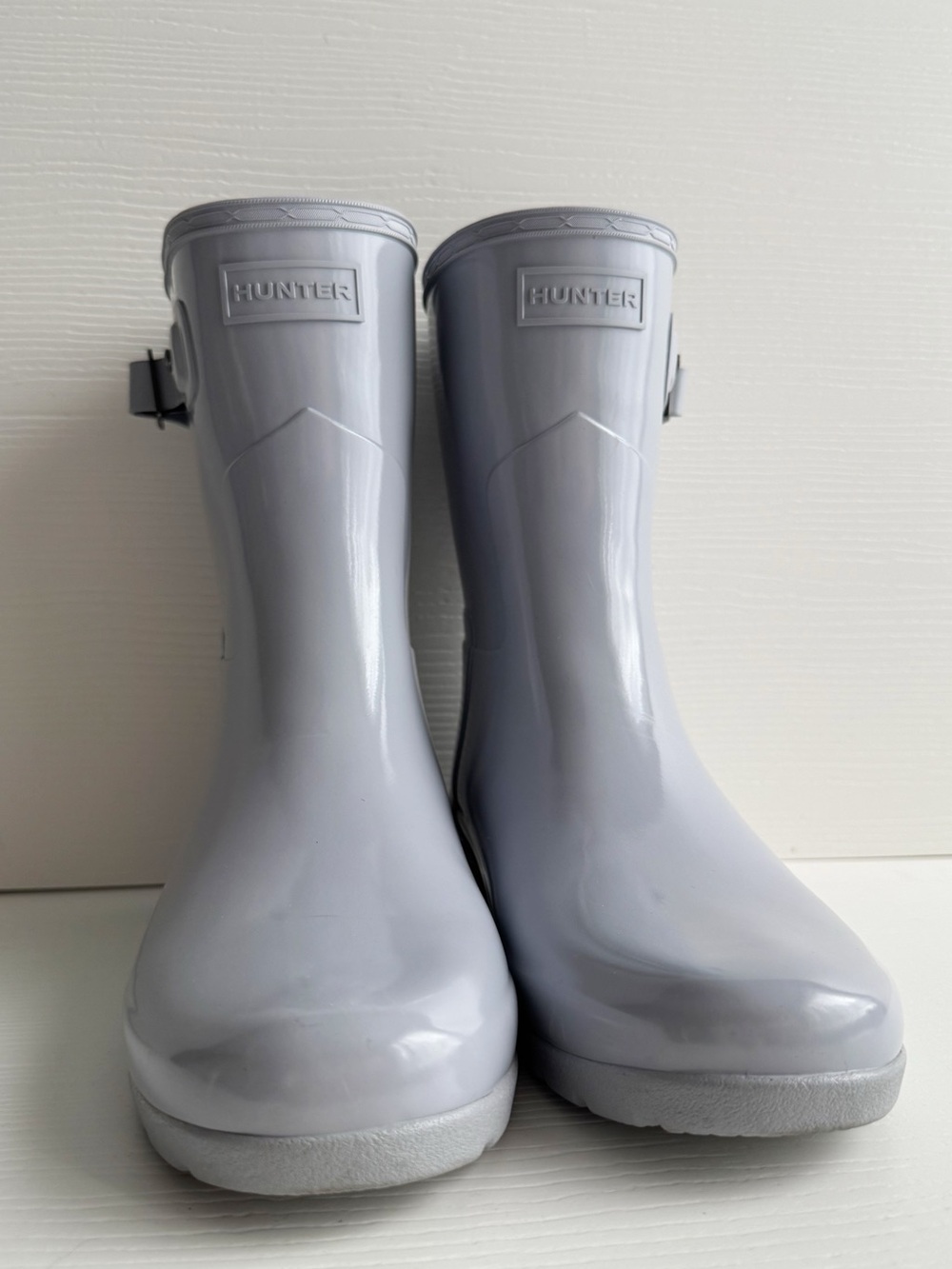 Hunter Original Refined Short Gloss Rain Boots in Symbol | Size 9 - Picture 5 of 9